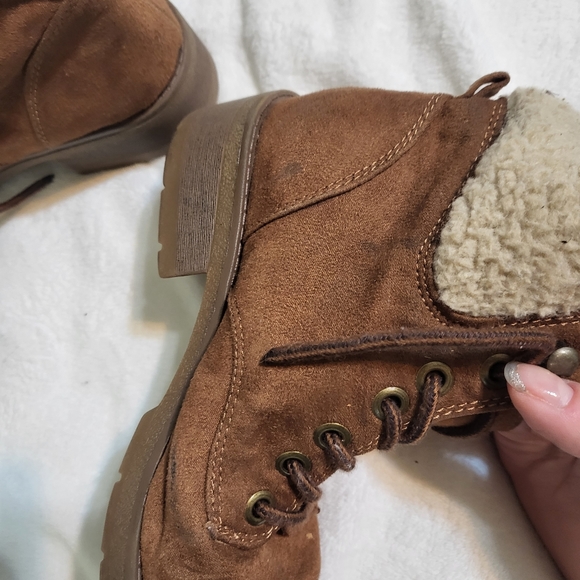 Mossimo Supply Co Ankle Boots Brown 7 - Picture 13 of 13